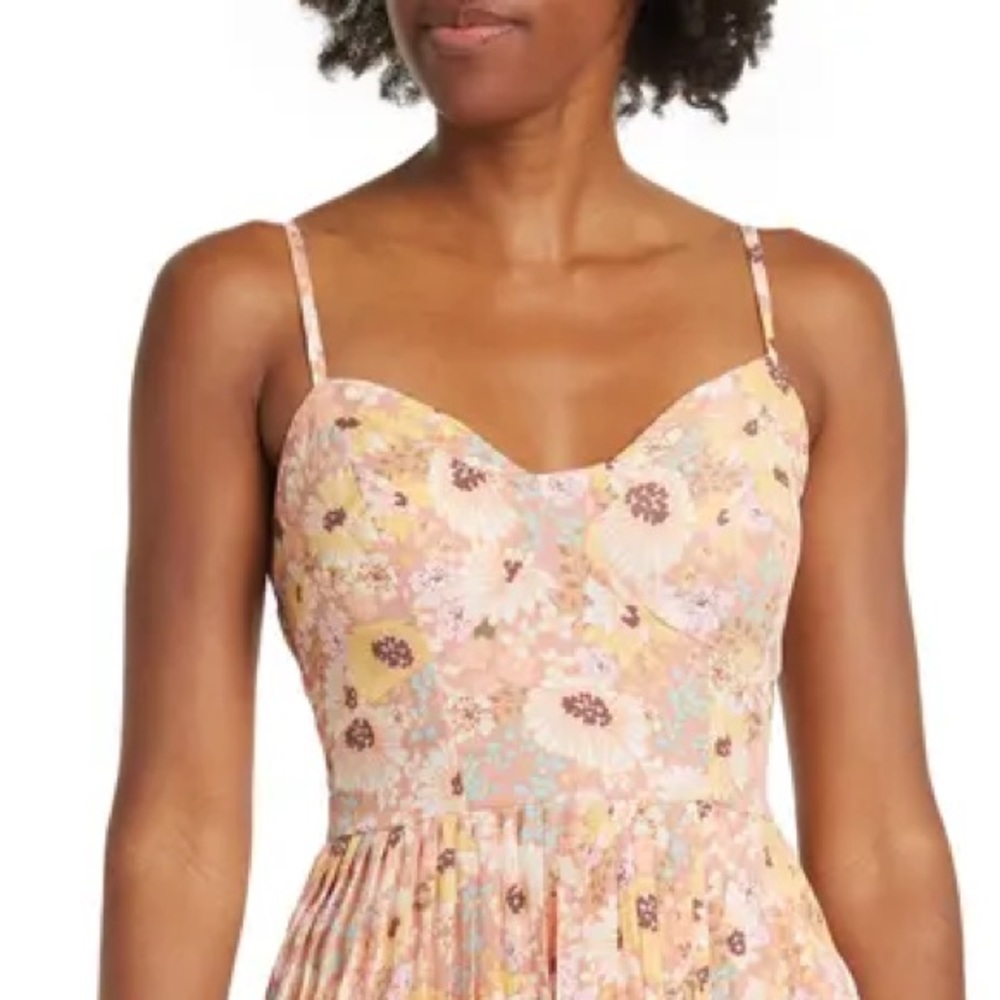 Bailey Blue Floral Midi-Dress